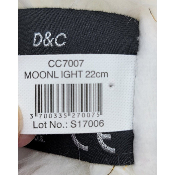 4/$25 -Doudou et Compagnie Paris D&C Coin Coin "Moonlight" White Gold Duck Plush - Picture 7 of 7